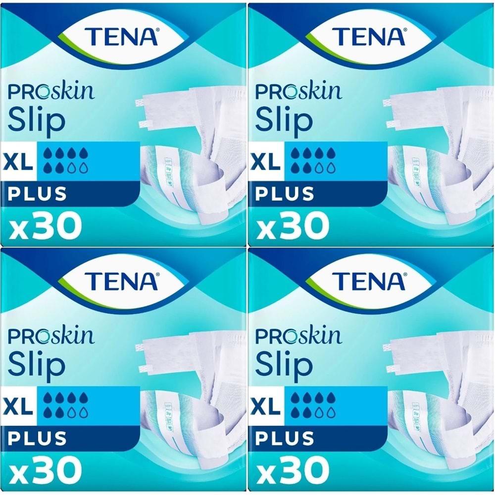 Tena Proskin Slip Plus Bel Bantlı Yetişkin Bezi XL - Ekstra Büyük - Extra Large 120 Adet