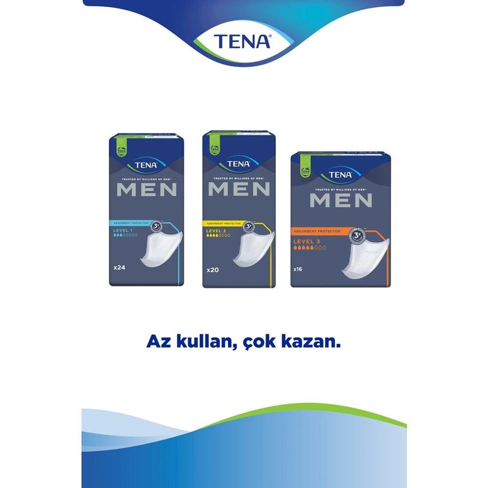 Tena Men Emici Koruma Level 1 Erkek Mesane Pedi 216 Adet