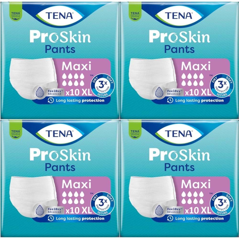 Tena Proskin Pants Maxi Emici Külot Yetişkin Bezi XL - Ekstra Large - Extra Large 40 Adet