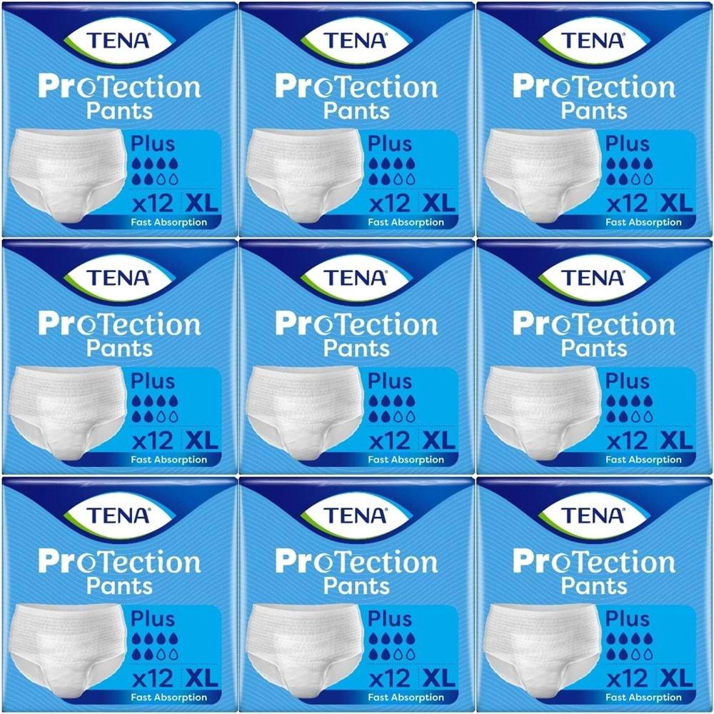 Tena ProTection Pants Plus Emici Külot Yetişkin Bezi XL - Ekstra Büyük - Extra Large 108 Adet