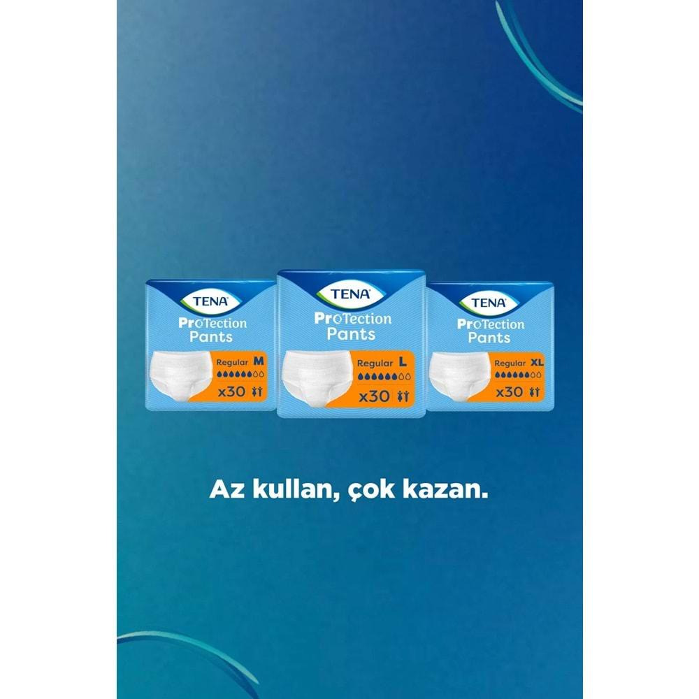Tena ProTection Pants Regular Emici Külot Yetişkin Bezi M - Orta - Medium 60 Adet