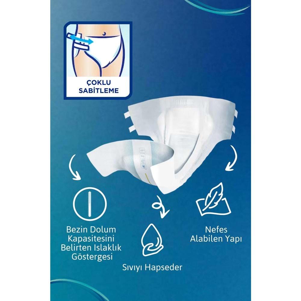 Tena Proskin Slip Plus Bel Bantlı Yetişkin Bezi M - Orta - Medium 60 Adet