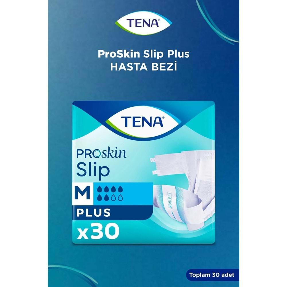 Tena Proskin Slip Plus Bel Bantlı Yetişkin Bezi M - Orta - Medium 120 Adet