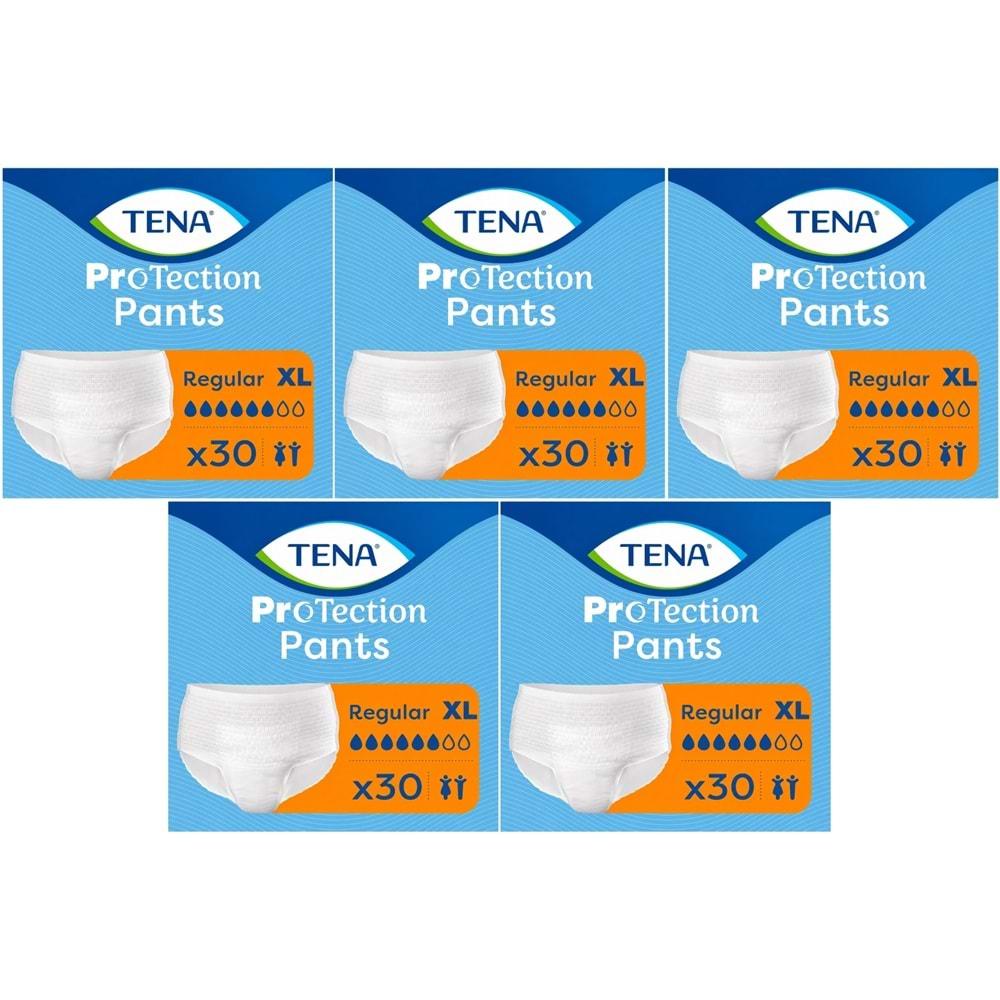 Tena ProTection Pants Regular Emici Külot Yetişkin Bezi XL - Ekstra Büyük - Extra Large 150 Adet