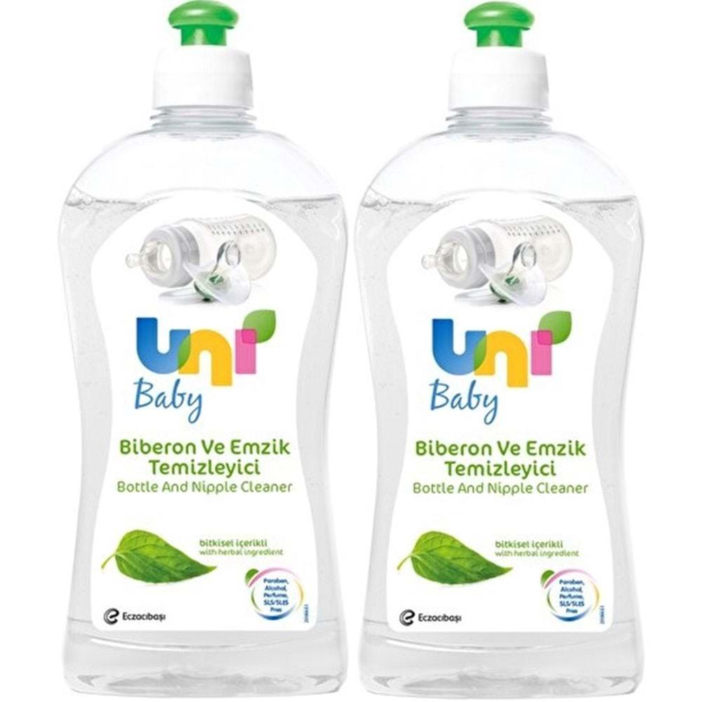 Uni Baby Biberon ve Emzik Temizleyici 500ML (2 Li Set)