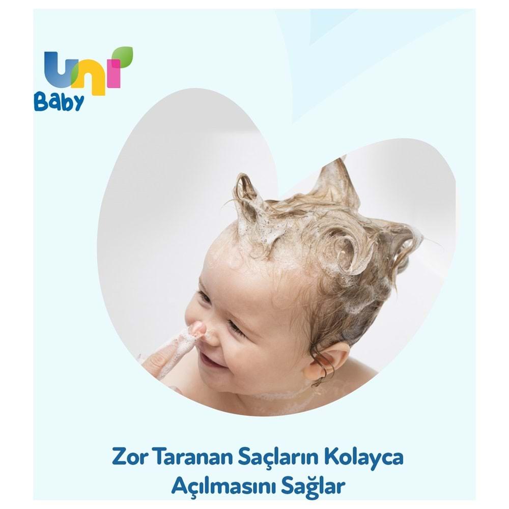 Uni Baby Bebek Kolay Tarama Saç ve Vücut Şampuanı 700ML (Pompalı) (12 Li Set)