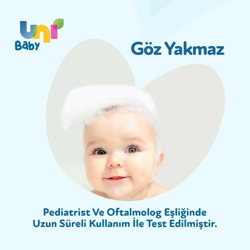 Uni Baby Bebek Şampuanı 700ML Keyifli Banyolar (Pompalı) (4 Lü Set)