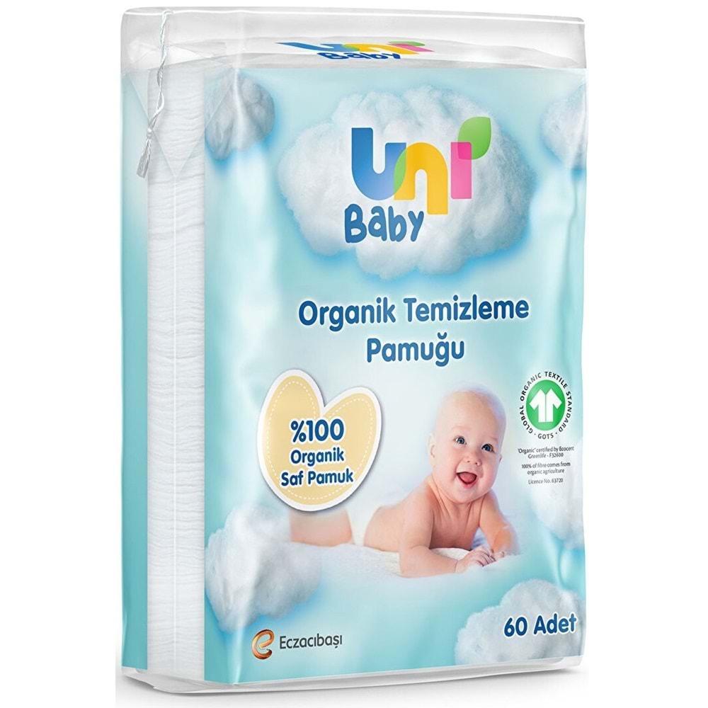 Uni Baby Bebek Temizleme Pamuğu 60 Adet Tekli Pk (4 Lü Set)