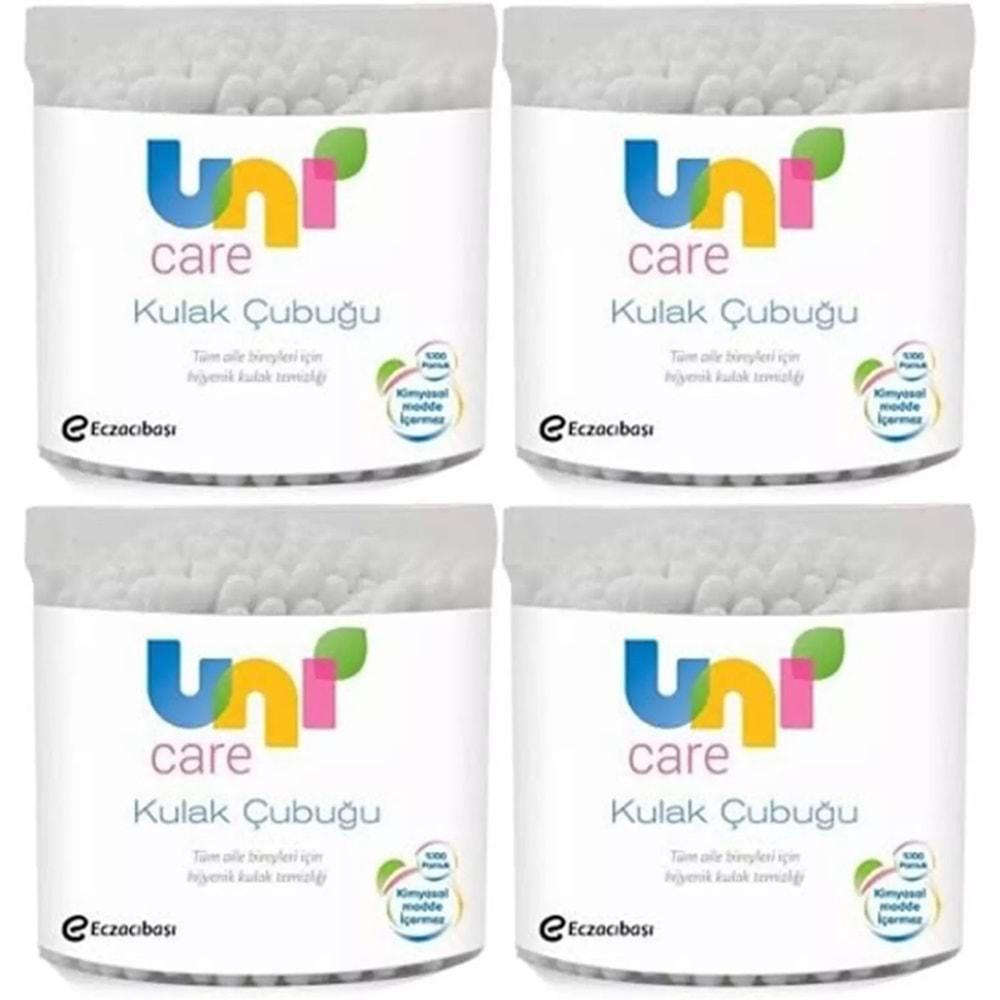 Uni Baby Kulak Temizleme Çubuğu 100 Adet (4 Lü Set)