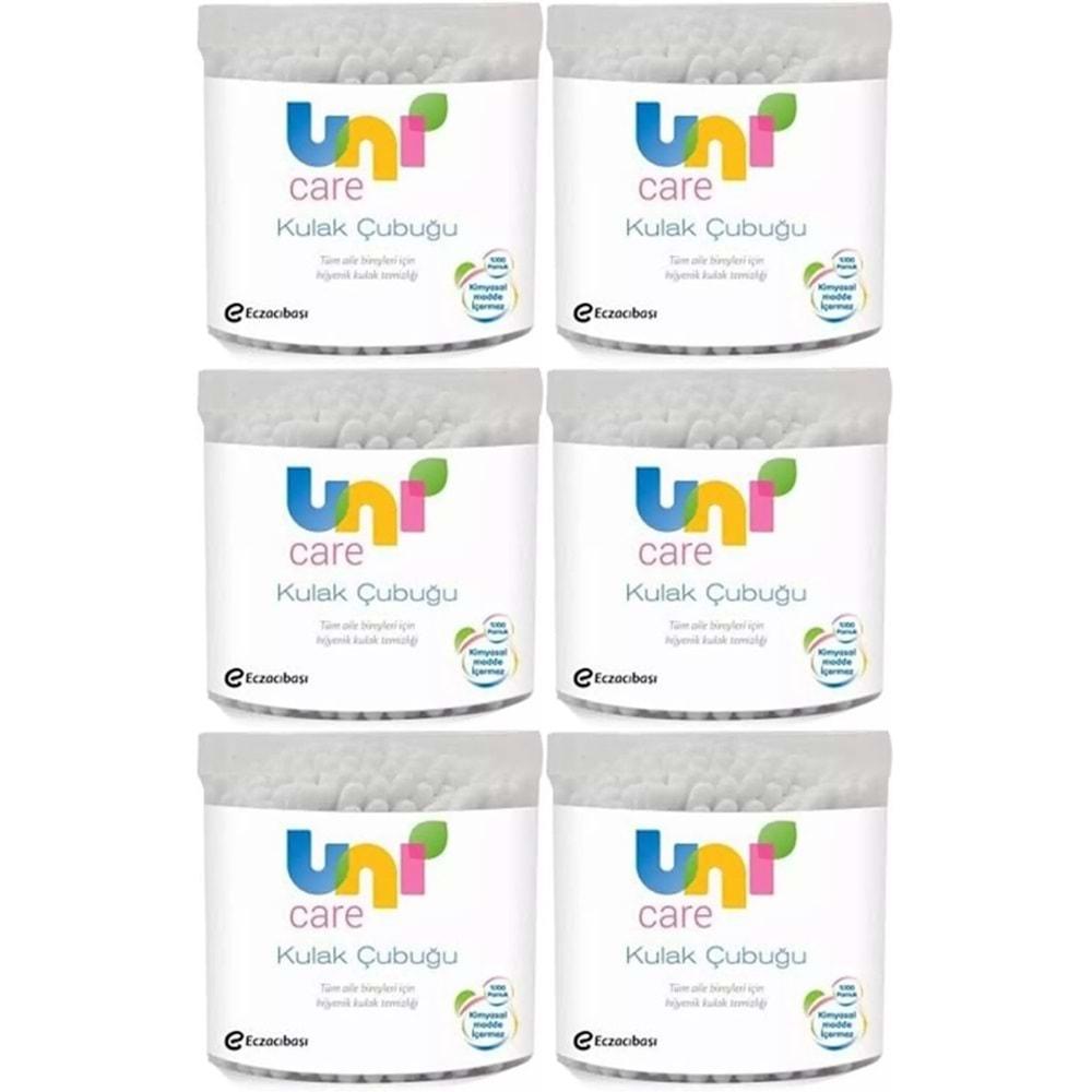 Uni Baby Kulak Temizleme Çubuğu 100 Adet (6 Lı Set)