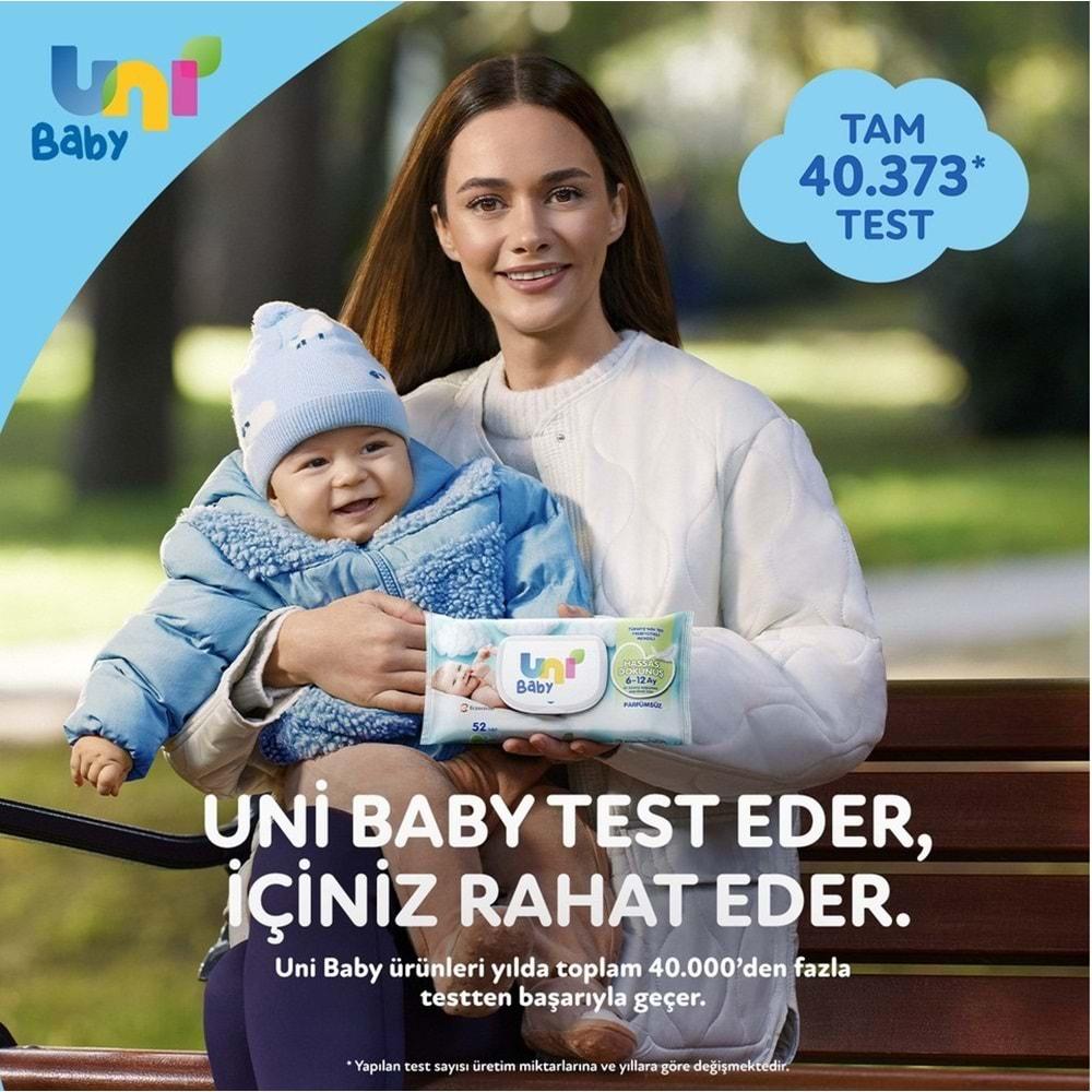 Uni Baby Islak Havlu Aktif / Oyna & Öğren 52 Yaprak (6 Lı Set) 312 Yaprak (2PK*3)