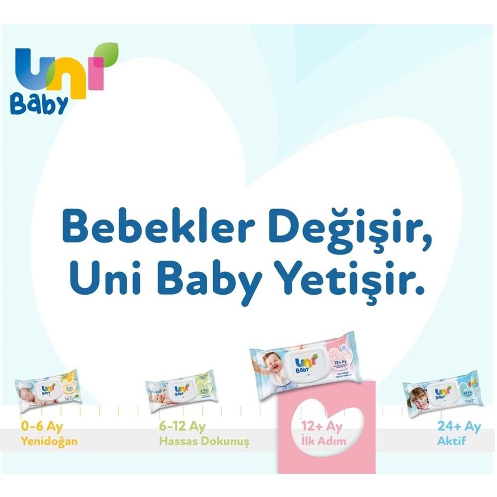 Uni Baby Islak Havlu Mendil İlk Adım 52 Yaprak (6 Lı Set) 312 Yaprak (2PK*3)