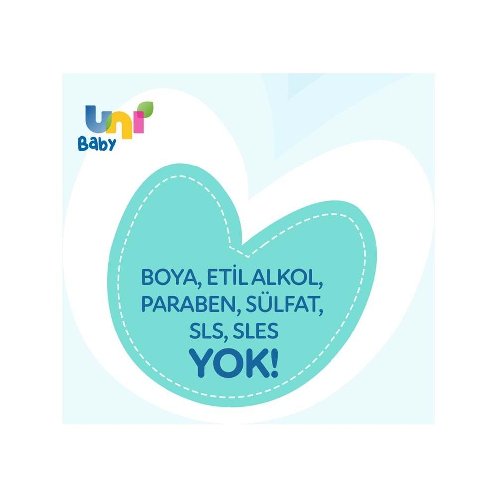 Uni Baby Bebek Saç ve Vücut Şampuanı 700ML Klasik (Pompalı) (3 Lü Set)