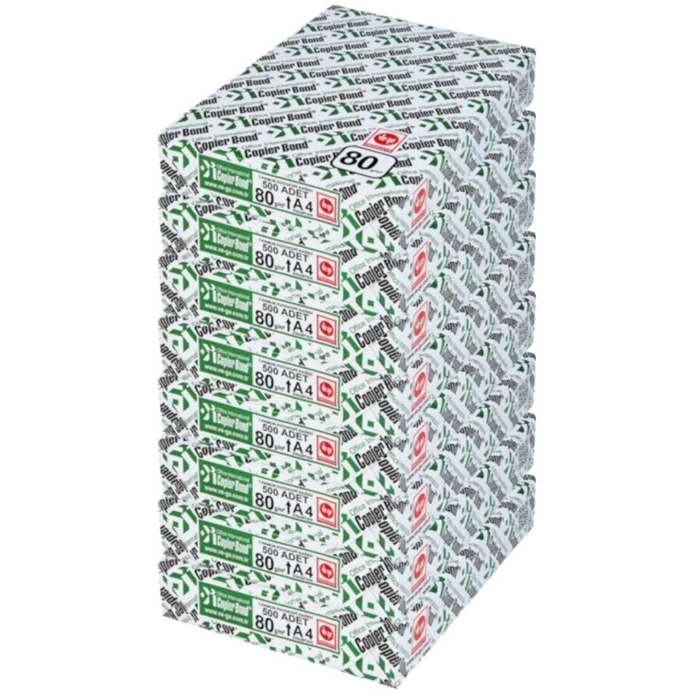 Copier Bond (Ve-Ge) A4 80GR/M2 Fotokopi Kağıdı 4000 Adet (8PK*500)