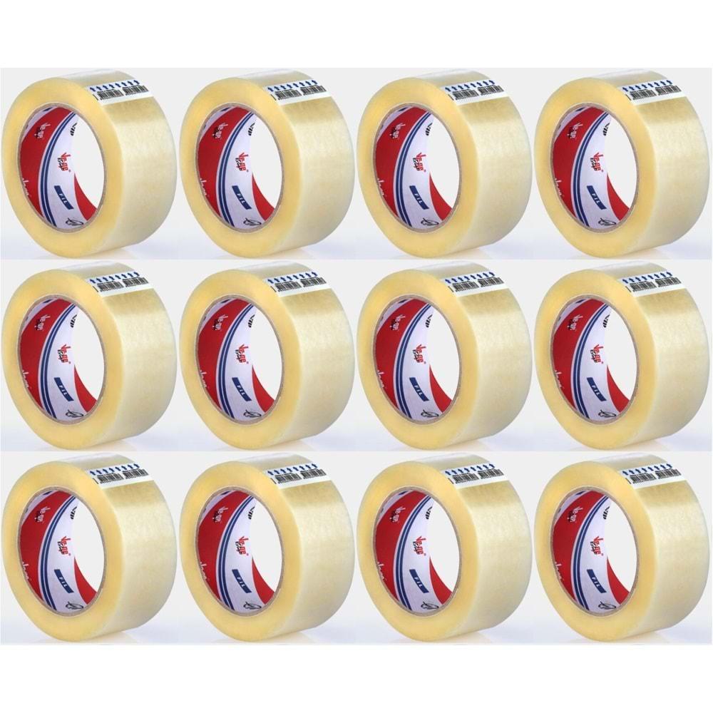 Ve-Ge Koli Bandı / Bant FİL 1 . Kalite 100 Metre (45mm*100 Metre) (12 Li Set)