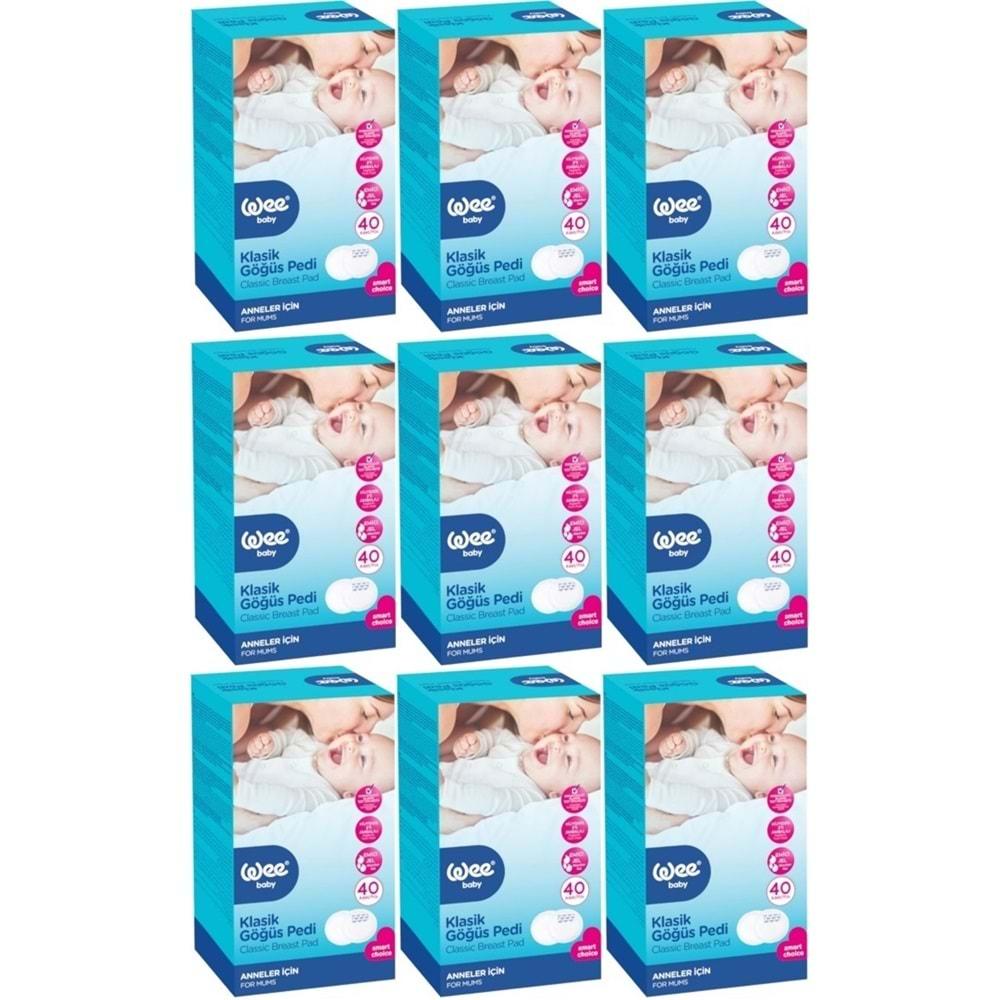 Wee Baby Klasik Göğüs Pedi (40 Lı) 360 Adet (9Pk*40)