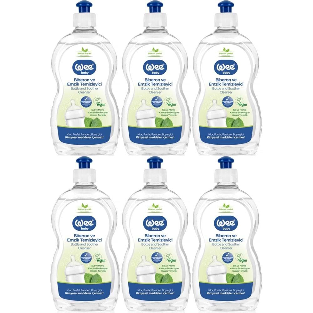 Wee Baby Biberon ve Emzik Temizleyici 500ML (Kod:346) (6 Lı Set)