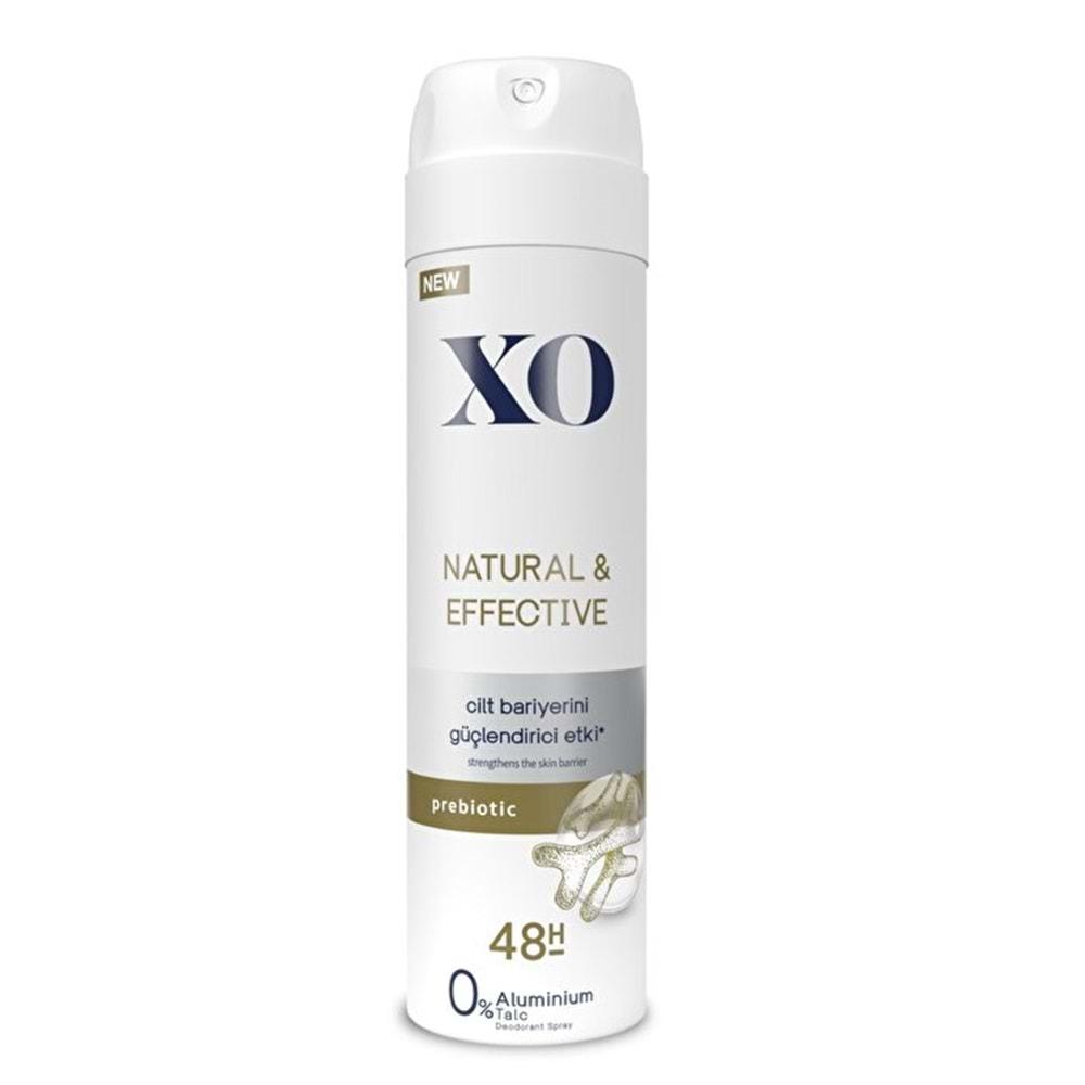 XO Deodorant 150ML Women-Kadın Natural & Effective (4 Lü Set)