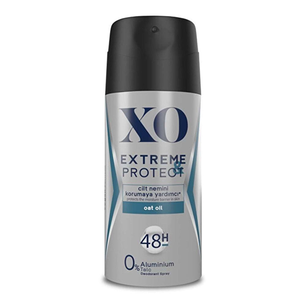 XO Deodorant 150ML Men-Erkek Extreme & Protect (4 Lü Set)