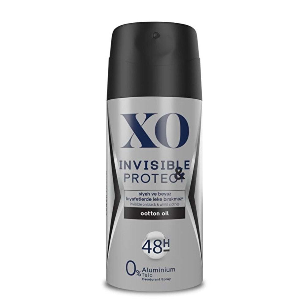 XO Deodorant 150ML Men-Erkek Invisible & Protect (5 Li Set)