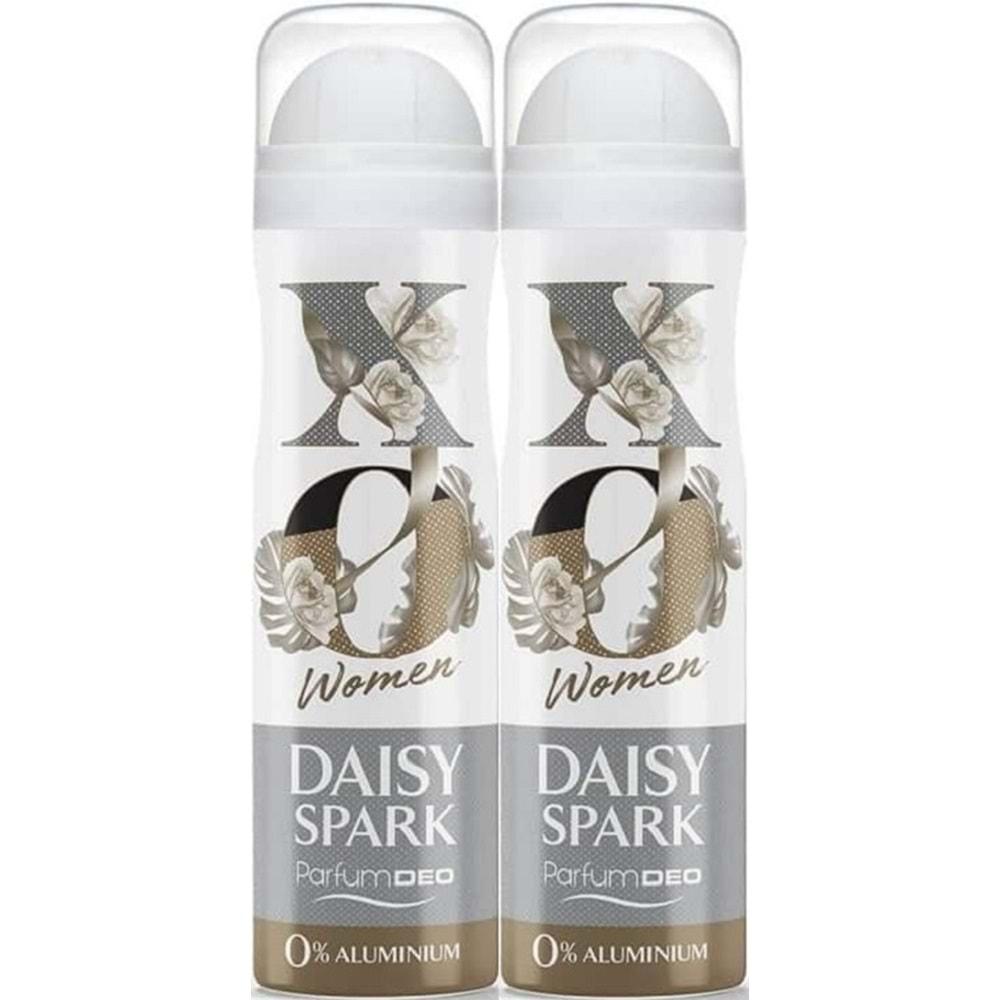 XO Deodorant 150ML Women-Kadın Daisy Spark (2 Li Set)