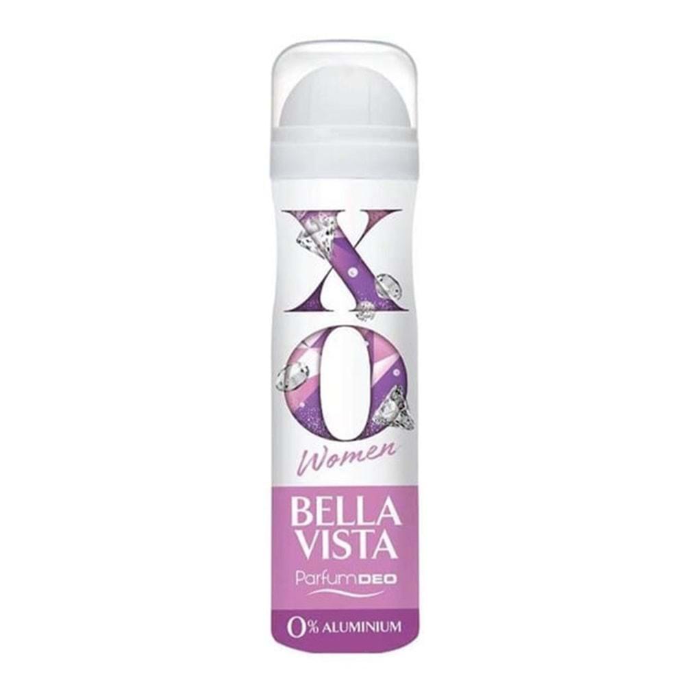 XO Deodorant 150ML Women-Kadın Bella Vista (3 Lü Set)