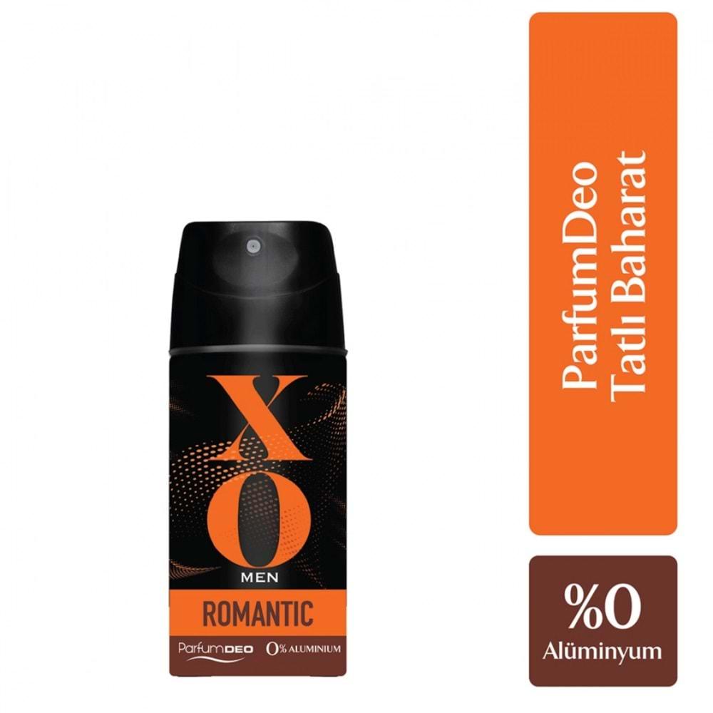 XO Deodorant 150ML Men-Erkek Romantıc (6 Lı Set)