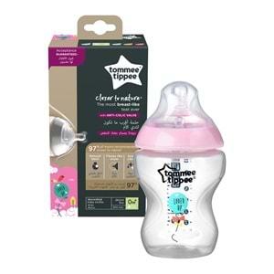 Tommee Tippee PP Closer to Nature Biberon 260ML Pembe