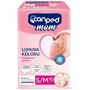 Canped Mom Lohusa Külodu - Külot Bez S - Small - Küçük / M - Medium - Orta (İç Adet 10) Tekli Pk