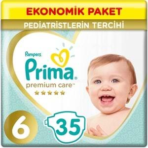 Prima Premium Care Bebek Bezi Beden:6 (13+Kg) Extra Large 35 Adet Ekonomik Pk