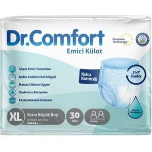 Dr.Comfort Hasta Bezi Yetişkin Emici Külot Ekstra Büyük (XL) 30 Adet Tekli Pk