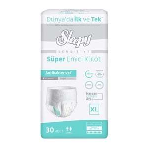 Sleepy Hasta Bezi Yetişkin Emici Külot XL - Ekstra Büyük - Extra Large 30 Adet Tekli Pk