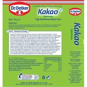 Dr. Oetker Glutensiz Kakao 70GR