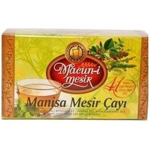 Manisa Mesir Macunu Çayı Orjinal 20 Li Pk 40Gr (20 Adetx2GR) Süzen Poşet Bardak