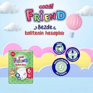 Goon Friend Külot Bebek Bezi Beden:6 (15-25KG) Extra Large 60 Adet Fırsat Pk