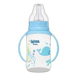 Wee Baby P.P Kulplu Biberon 150ML (Kod:744) - Mavi