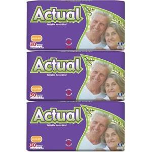 Actual Yetişkin Hasta Bezi Bel Bantlı S-Small Küçük 90 Adet (3PK*30)