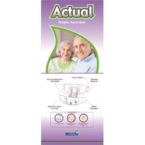 Actual Yetişkin Hasta Bezi Bel Bantlı S - Small - Küçük 90 Adet (3PK*30)