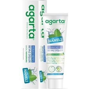 Agarta Doğal Diş Macunu 100ML Naneli (4 Lü Set)