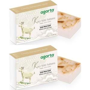 Agarta El Yapımı Doğal Sabun 150GR Keçi Sütü (2 Li Set)