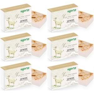 Agarta El Yapımı Doğal Sabun 150GR Keçi Sütü (6 Lı Set)