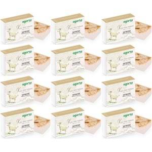 Agarta El Yapımı Doğal Sabun 150GR Keçi Sütü (12 Li Set)