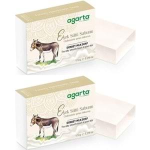 Agarta El Yapımı Doğal Sabun 150GR Eşek Sütü (2 Li Set)