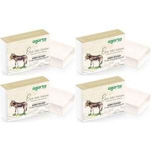 Agarta El Yapımı Doğal Sabun 150GR Eşek Sütü (4 Lü Set)