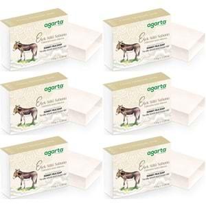 Agarta El Yapımı Doğal Sabun 150GR Eşek Sütü (6 Lı Set)