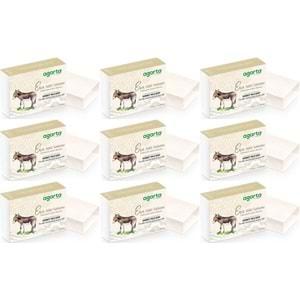Agarta El Yapımı Doğal Sabun 150GR Eşek Sütü (9 Lu Set)