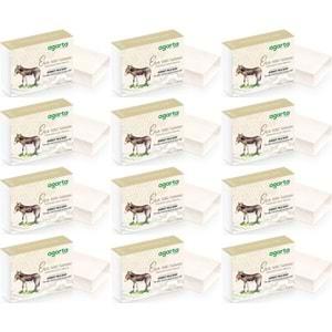Agarta El Yapımı Doğal Sabun 150GR Eşek Sütü (12 Li Set)