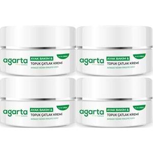 Agarta Ayak ve Topuk Çatlak Bakım Kremi 100ML (4 Lü Set)
