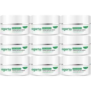 Agarta Ayak ve Topuk Çatlak Bakım Kremi 100ML (9 Lu Set)