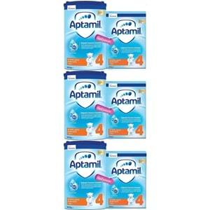 Nutrıcıa Aptamil 800GR+250GR:1050GR Devam Sütü No:4 (1 Yaş ve Üzeri) Avantaj Pk (3 Lü Set)